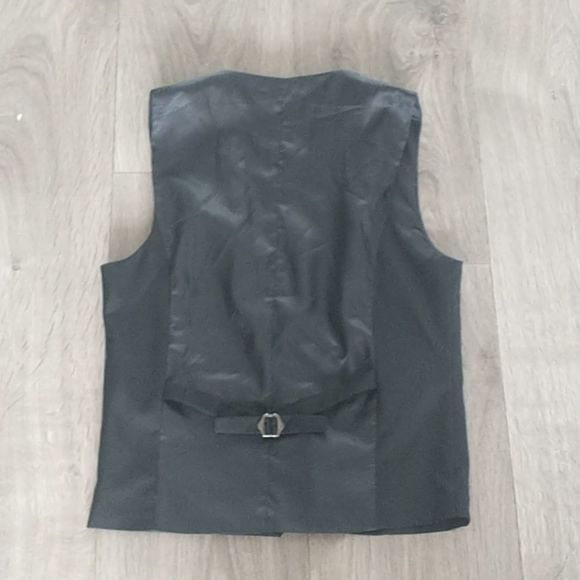 Mens Black Dress Vest - Picture 5 of 5